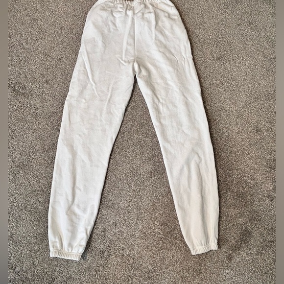 Brunette The Label White Joggers | Size S/M, Super Comfy - Picture 6 of 6